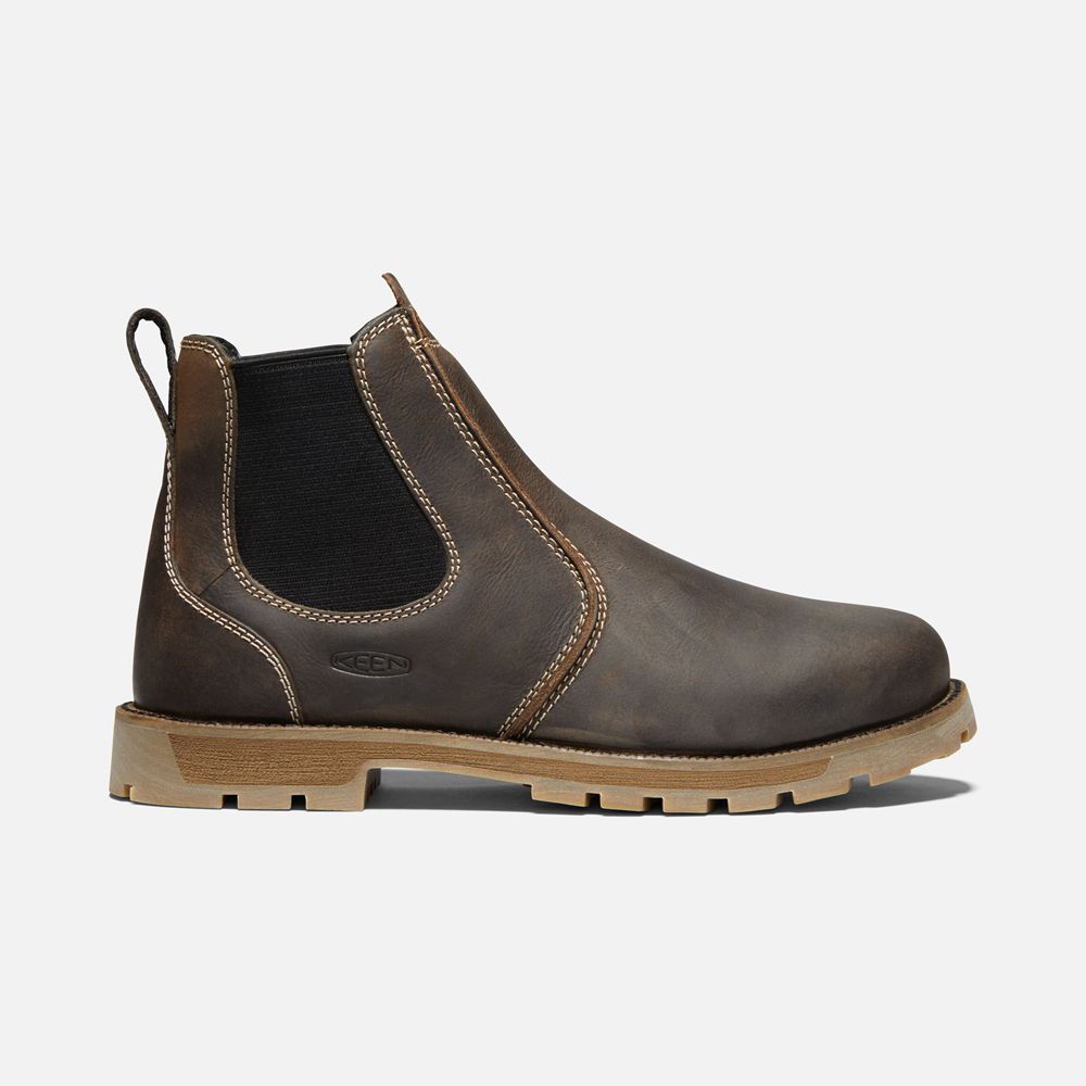 Botas de Trabajo Keen Mexico Negros Marrom - Hombre Seattle Romeo (Soft Toe) - OB6891752